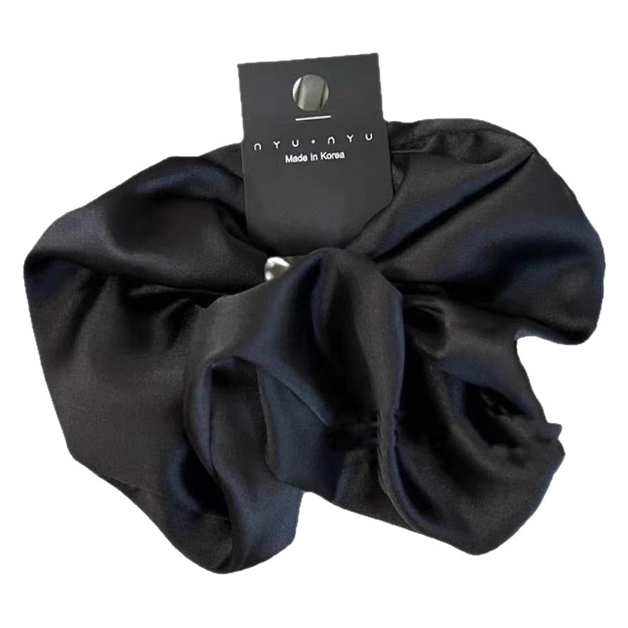 Vintage Large Satin Scrunchie Hair Tie