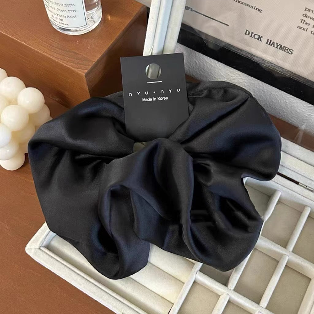 Vintage Large Satin Scrunchie Hair Tie