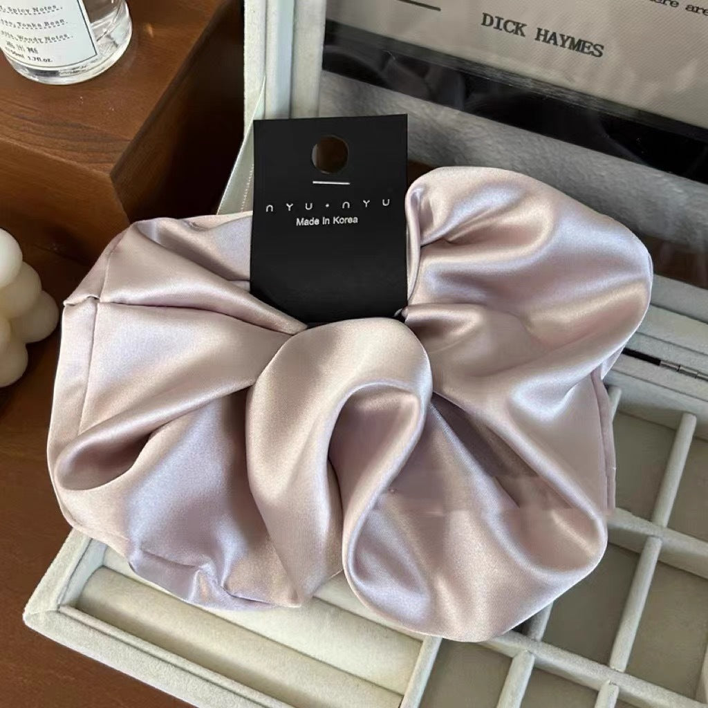 Vintage Large Satin Scrunchie Hair Tie