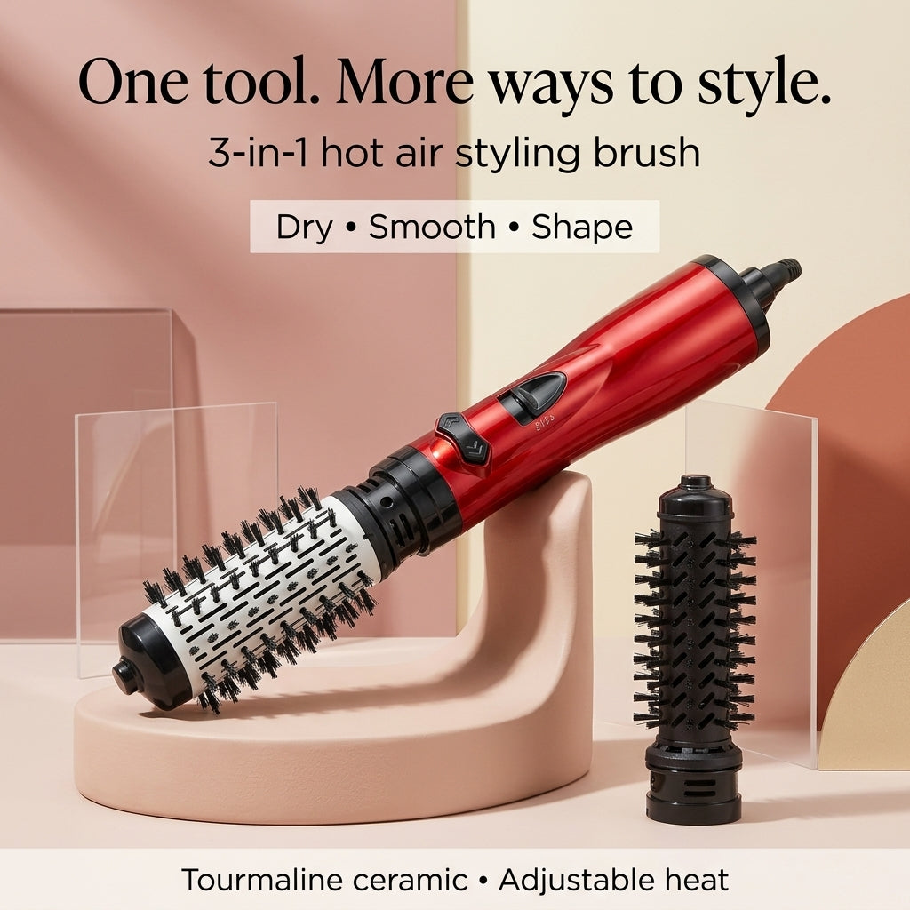 Multifunctional Hair Dryer Straightener Curler