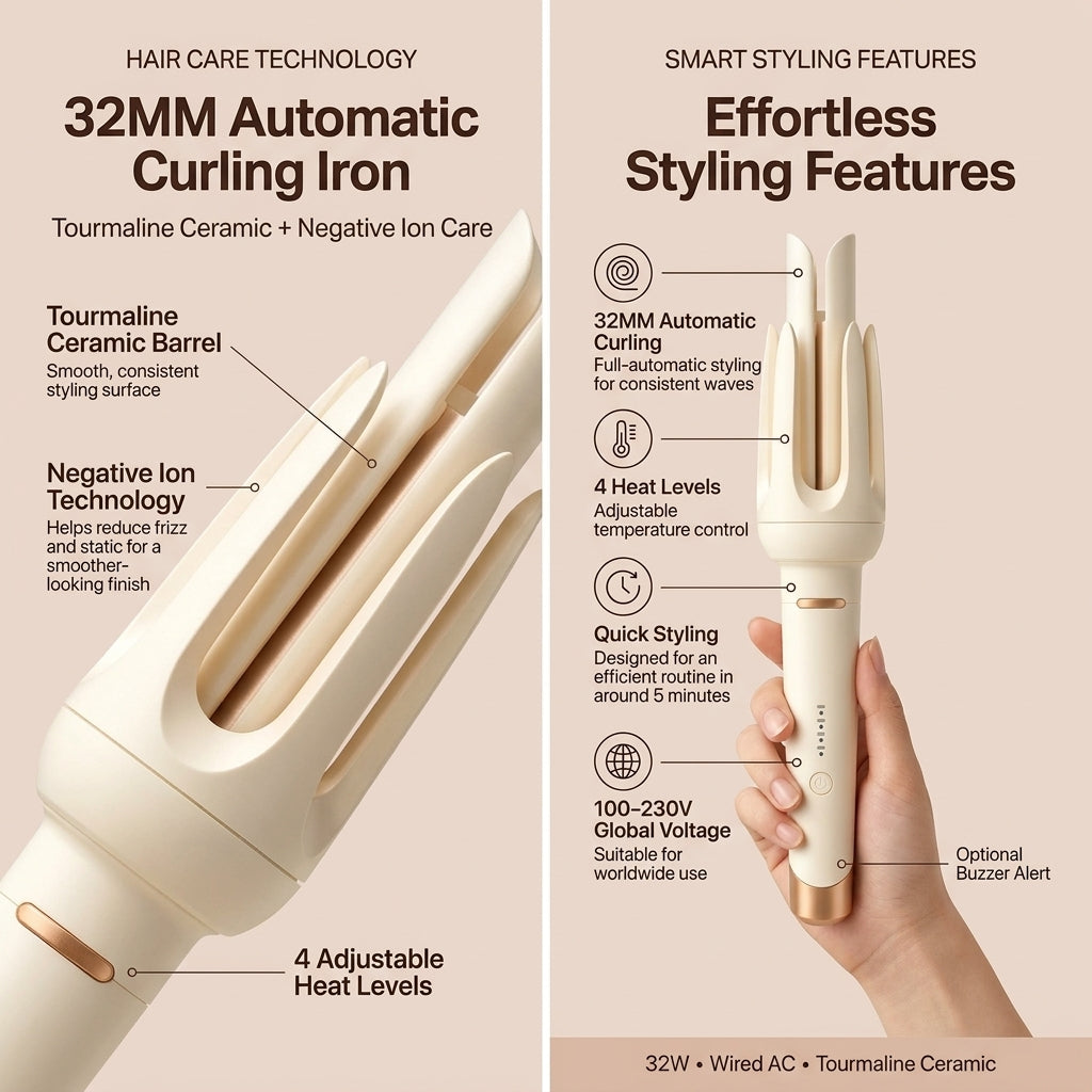 WaveLuxe32 Automatic Hair Curler