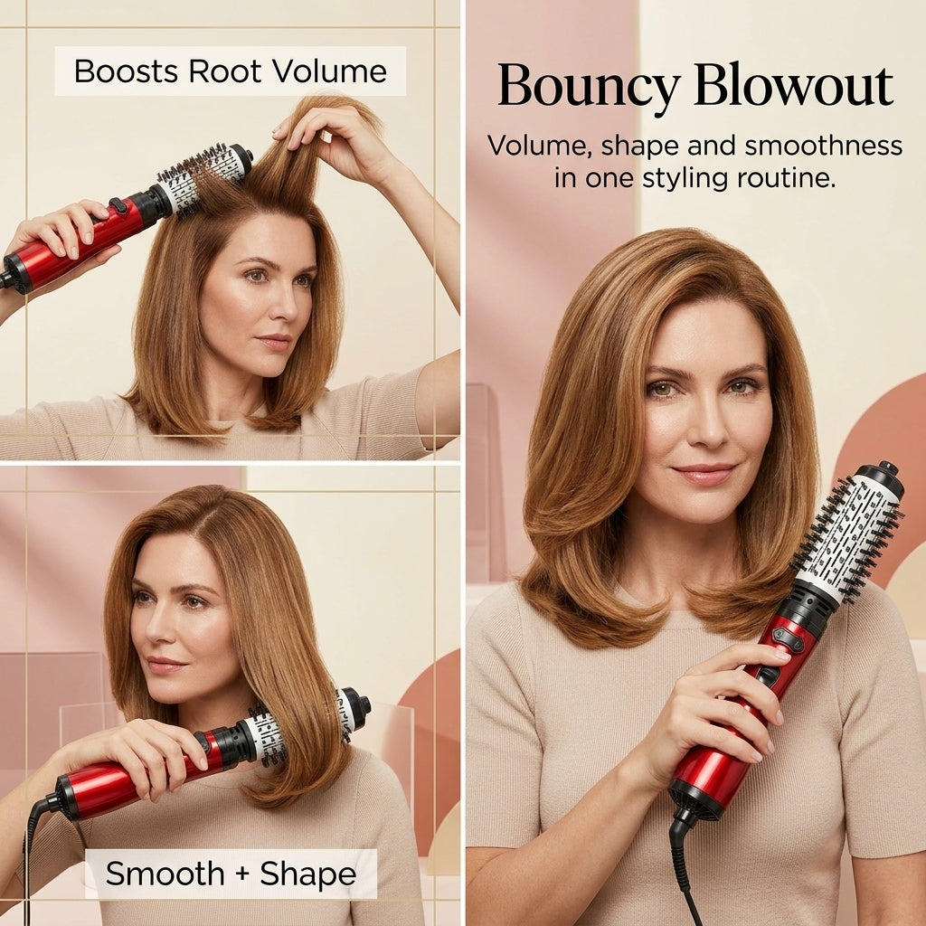 Multifunctional Hair Dryer Straightener Curler