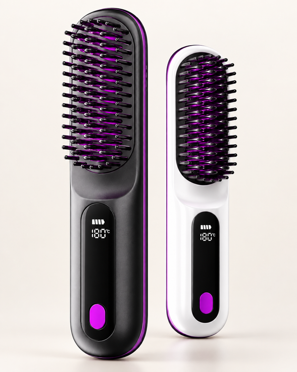 Cordless Ionic Hair Straightening & Styling Brush
